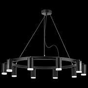 Люстра Lightstar Rullo LR0203700 цвет плафона/подвески Белый, Черный, цвет арматуры Черный-2