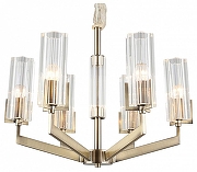 Люстра Omnilux Ledro OML-69903-06 цвет плафона/подвески Прозрачный, цвет арматуры Бронза
