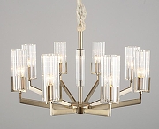 Люстра Omnilux Ledro OML-69903-08 цвет плафона/подвески Прозрачный, цвет арматуры Бронза-5