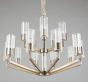 Люстра Omnilux Ledro OML-69903-15 цвет плафона/подвески Прозрачный, цвет арматуры Бронза-3
