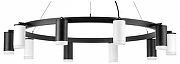 Люстра Lightstar Rullo LR0203753650 цвет плафона/подвески Белый, Черный, цвет арматуры Черный