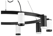 Люстра Lightstar Rullo LR02037536576 цвет плафона/подвески Белый, Черный, цвет арматуры Черный-3