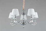 Люстра Omnilux Mozatte OML-72403-05 цвет плафона/подвески Белый, цвет арматуры Прозрачный, Хром-3