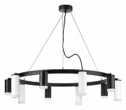 Люстра Lightstar Rullo LR0203758650 цвет плафона/подвески Белый, Черный, цвет арматуры Черный-1