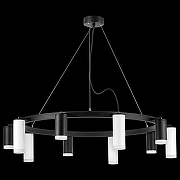 Люстра Lightstar Rullo LR0203758650 цвет плафона/подвески Белый, Черный, цвет арматуры Черный-2