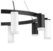Люстра Lightstar Rullo LR0203758650 цвет плафона/подвески Белый, Черный, цвет арматуры Черный-3