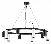 Люстра Lightstar Rullo LR02037586576 цвет плафона/подвески Белый, Черный, цвет арматуры Черный-1