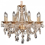 Люстра Omnilux Gadoni OML-74803-08 цвет плафона/подвески Прозрачный, цвет арматуры Золото, Прозрачный