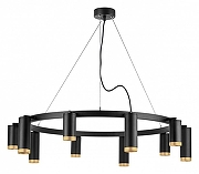 Люстра Lightstar Rullo LR02037587540 цвет плафона/подвески Черный, Золото, цвет арматуры Черный-1