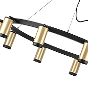 Люстра Lightstar Rullo LR02040037 цвет плафона/подвески Черный, Золото, цвет арматуры Черный-3