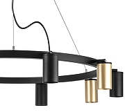 Люстра Lightstar Rullo LR020405375 цвет плафона/подвески Черный, Золото, цвет арматуры Черный-3