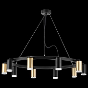 Люстра Lightstar Rullo LR0204053750 цвет плафона/подвески Белый, Золото, Черный, цвет арматуры Черный-2