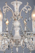 Люстра Omnilux Martina OML-79003-08 цвет плафона/подвески Прозрачный, цвет арматуры Белый-6