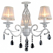 Люстра Omnilux Mezzano OML-79103-03 цвет плафона/подвески Белый, Золото, Прозрачный, цвет арматуры Белый