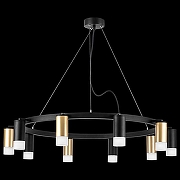 Люстра Lightstar Rullo LR0204053751 цвет плафона/подвески Белый, Золото, Черный, цвет арматуры Черный-2