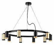 Люстра Lightstar Rullo LR02040537570 цвет плафона/подвески Черный, Золото, цвет арматуры Черный-1