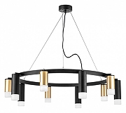 Люстра Lightstar Rullo LR0204058751 цвет плафона/подвески Белый, Золото, Черный, цвет арматуры Черный-1