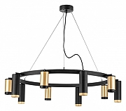 Люстра Lightstar Rullo LR02040587570 цвет плафона/подвески Черный, Золото, цвет арматуры Черный-1