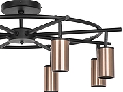 Люстра на штанге Lightstar Rullo LR718308 цвет плафона/подвески Медь, цвет арматуры Черный-2