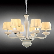 Люстра Omnilux Stella OML-86003-06 цвет плафона/подвески Белый, цвет арматуры Белый, Хром-1