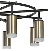 Люстра на штанге Lightstar Rullo LR7183180 цвет плафона/подвески Бронза, цвет арматуры Черный-2