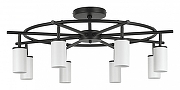 Люстра на штанге Lightstar Rullo LR718368 цвет плафона/подвески Белый, цвет арматуры Черный