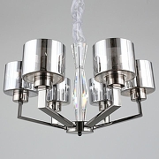 Люстра Omnilux Lizzano OML-88903-06 цвет плафона/подвески Светло-серый, цвет арматуры Хром