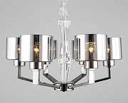 Люстра Omnilux Lizzano OML-88903-06 цвет плафона/подвески Светло-серый, цвет арматуры Хром-1