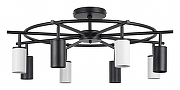 Люстра на штанге Lightstar Rullo LR718374364 цвет плафона/подвески Белый, Черный, цвет арматуры Черный