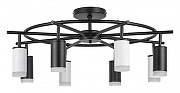 Люстра на штанге Lightstar Rullo LR7183743640 цвет плафона/подвески Белый, Черный, цвет арматуры Черный