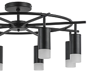 Люстра на штанге Lightstar Rullo LR7183781 цвет плафона/подвески Прозрачный, Хром, цвет арматуры Черный-2