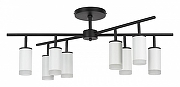 Люстра на штанге Lightstar Rullo LR7283680 цвет плафона/подвески Белый, цвет арматуры Черный