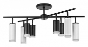 Люстра на штанге Lightstar Rullo LR7283748640 цвет плафона/подвески Белый, Черный, цвет арматуры Черный