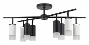 Люстра на штанге Lightstar Rullo LR7283643741 цвет плафона/подвески Белый, Черный, цвет арматуры Черный