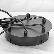 Люстра Lussole Bend LSP-7069 цвет плафона/подвески Белый, цвет арматуры Черный-5