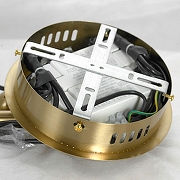 Люстра Lussole Bend LSP-7071 цвет плафона/подвески Белый, цвет арматуры Золото-5