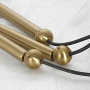 Люстра Lussole Bend LSP-7072 цвет плафона/подвески Белый, цвет арматуры Золото-3