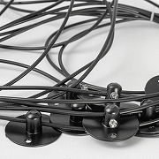 Люстра Lussole Littlerock LSP-7096 цвет плафона/подвески Прозрачный, цвет арматуры Черный-6