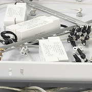 Люстра Lussole Littlerock LSP-7098 цвет плафона/подвески Прозрачный, цвет арматуры Хром-5