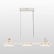 Люстра Lussole Gilbert LSP-7175 цвет плафона/подвески Белый, цвет арматуры Белый-1