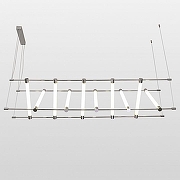 Люстра Lussole Cayuga LSP-7177 цвет плафона/подвески Белый, цвет арматуры Хром