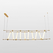 Люстра Lussole Cayuga LSP-7178 цвет плафона/подвески Белый, цвет арматуры Золото-1