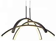 Люстра Lussole LSP-719 LSP-7195 цвет плафона/подвески Белый, Черный, цвет арматуры Черный