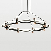 Люстра Lussole Taylor LSP-7211 цвет плафона/подвески Белый, Медь, Черный, цвет арматуры Черный