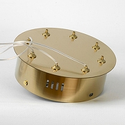 Люстра Lussole Bartow LSP-7247 цвет плафона/подвески Белый, цвет арматуры Золото-4