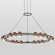 Люстра Lussole Taylor LSP-7378 цвет плафона/подвески Золото, цвет арматуры Черный