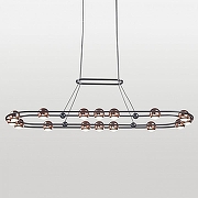 Люстра Lussole Taylor LSP-7379 цвет плафона/подвески Золото, цвет арматуры Черный