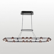 Люстра Lussole Taylor LSP-7379 цвет плафона/подвески Золото, цвет арматуры Черный-1