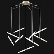 Люстра Lussole Hopkins LSP-7398 цвет никель