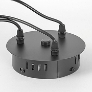 Люстра Lussole Jasper LSP-8641 цвет плафона/подвески Белый, Золото, цвет арматуры Черный-7